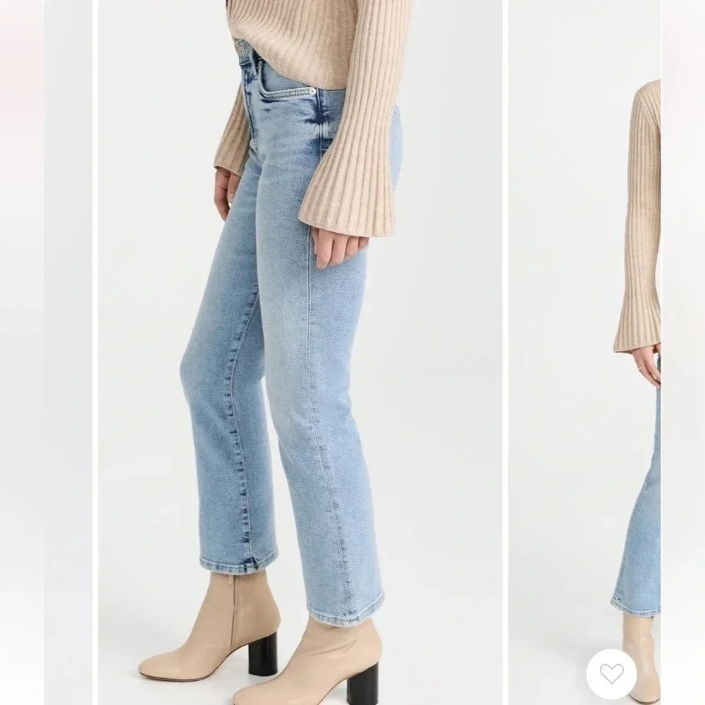 Seven for all mankind cropped bootcut jeans size 25 in great condition - Picture 3 of 7